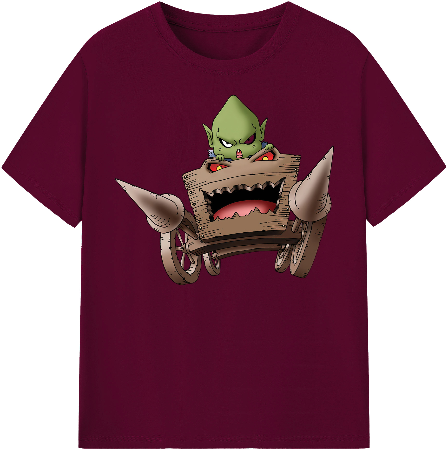 （画像用） ドラゴンクエスト Doragon Kuesuto Dragon Quest レディースカジュアルプリントTシャツ（綿100％）